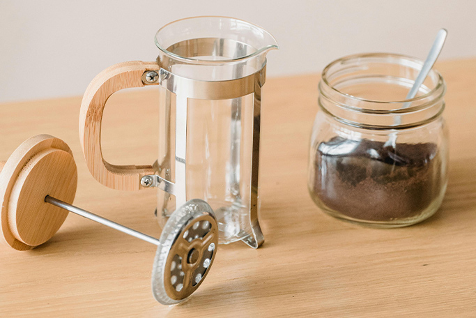 روش دم آوری قهوه فرانسه با فرنچ پرس